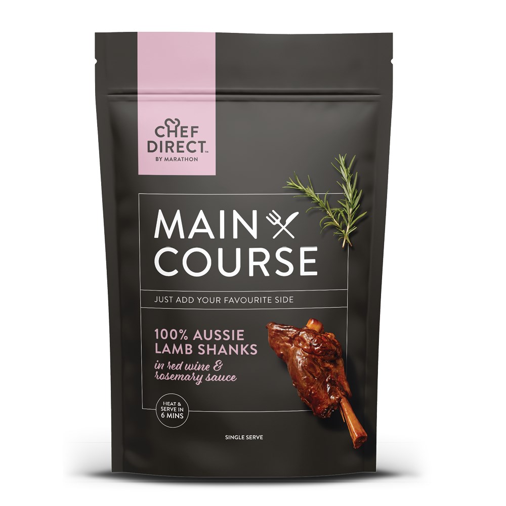 Lamb Shanks Red Wine/Rosemary 10's /Carton (R/W)