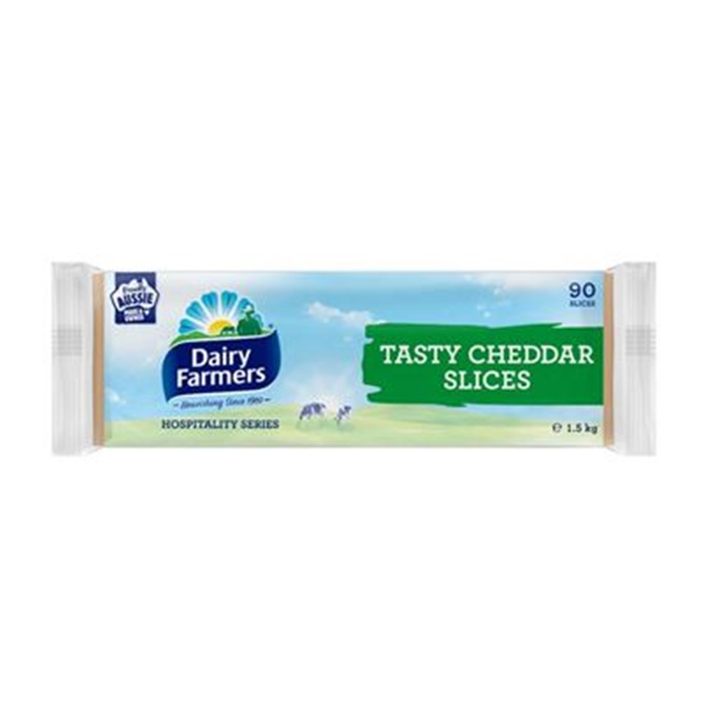 Tasty Cheese Slices 1.5kg 90's GF