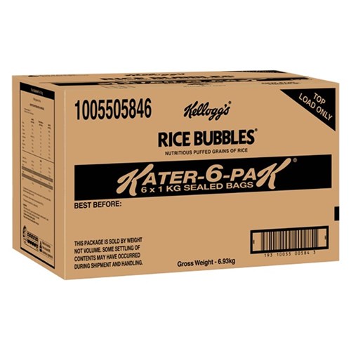 Rice Bubbles Kater Pak 6x1kg