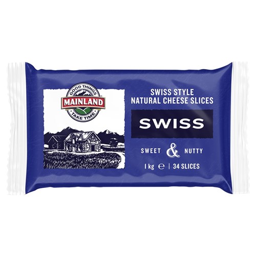 Swiss Cheese Sliced 1kg