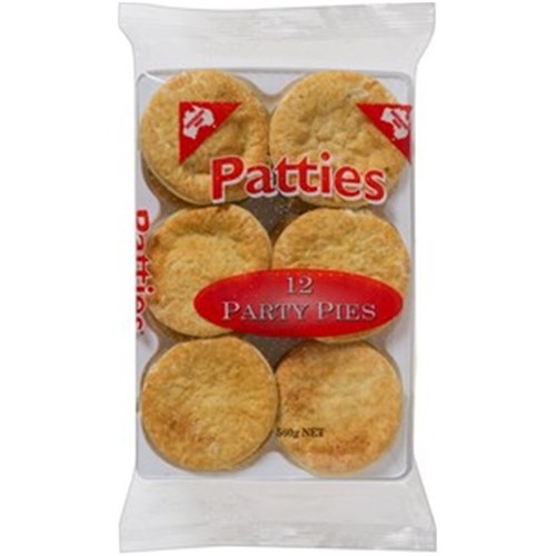 Party Pies 6 x 12s