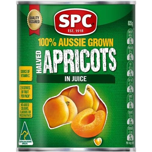 Apricot Halves In Juice 825gm GF/Vegan