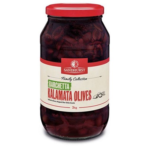 Kalamata Olives Barchetta Halves 2kg 