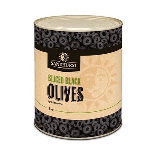 Olives Black Sliced A10 