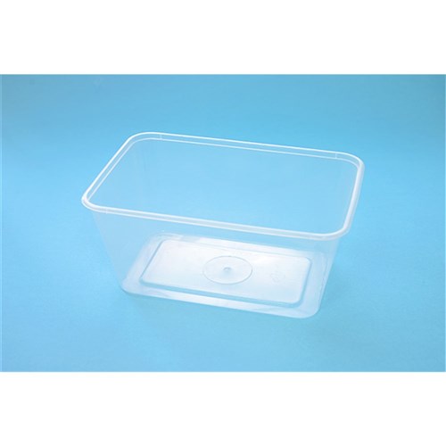 Containers Clear Rectangle 1000ml 50's