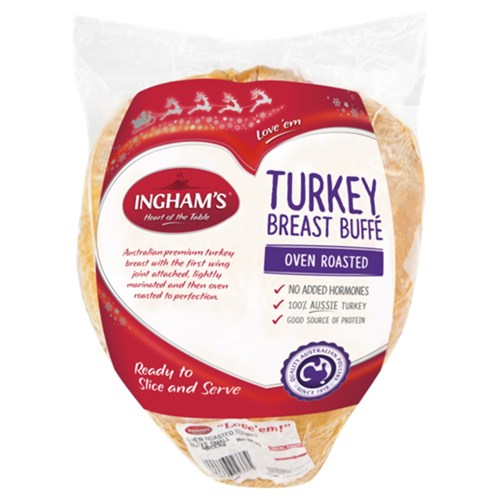 Turkey Oven Roasted Half Breast R/W