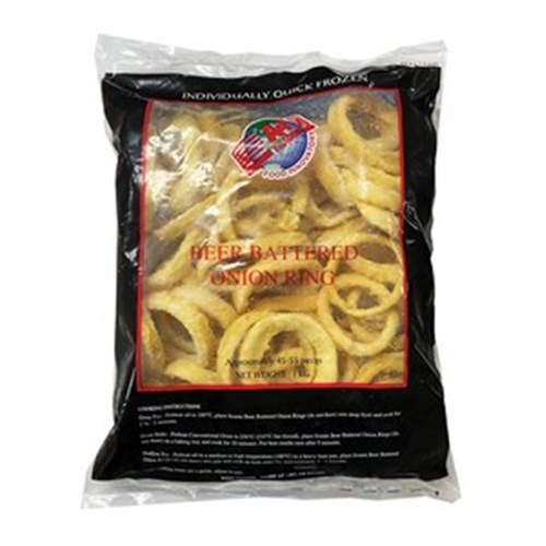 Onion Rings Beer Battered 1kg