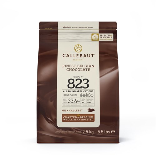 Milk Chocolate Callets 33.5%  2.5kg
