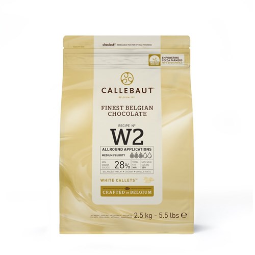 White Chocolate Callets 28% 2.5kg
