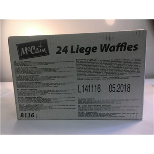 Waffles Belgium 24x90gm (Waffle Brothers)