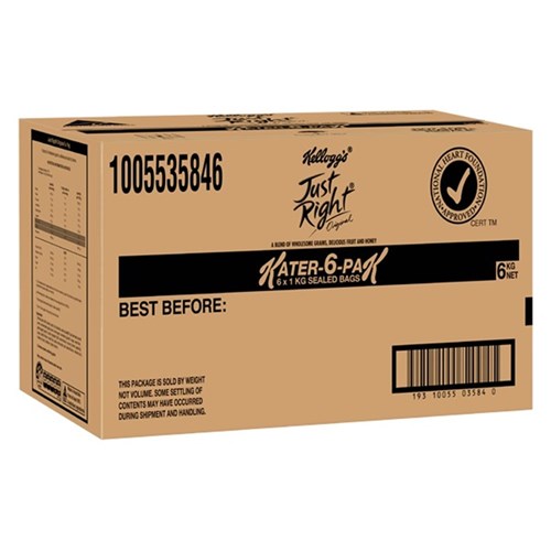 Just Right Kater Pak 6x1kg