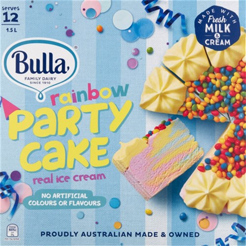 Ice Cream Party Cake Rainbow 1.5lt