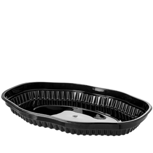 Clearview Platter & Lid Set Oval 18x14" 50s