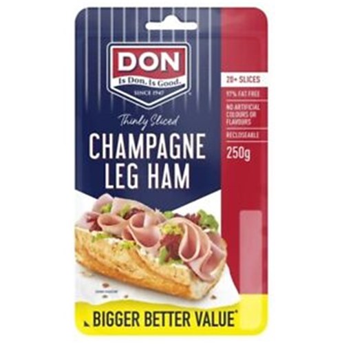 Champagne Ham Thinly Sliced 9x200gm 101632