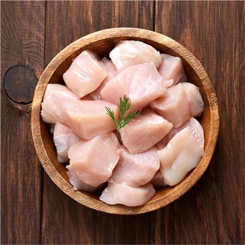 Chicken Thigh Diced Skinless 50c Size - 5kg (MF)