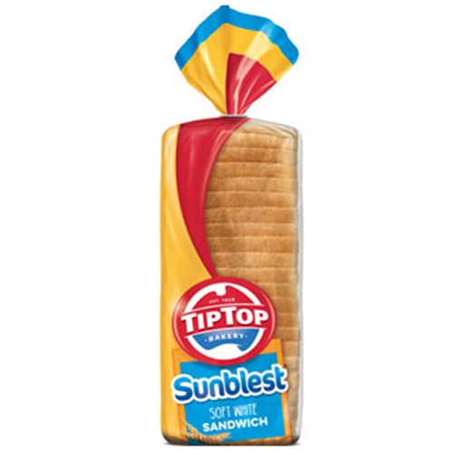 Bread white sliced 6 x 700gm THIN