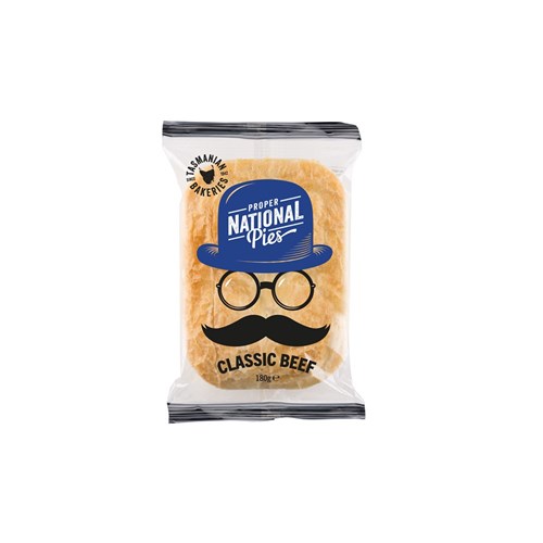 Pie Classic Beef 16x180gm (wrapped)