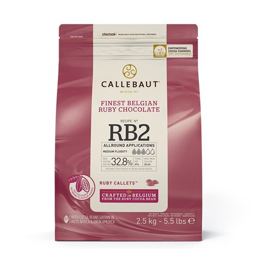 Ruby Chocolate Callebaut 2.5kg