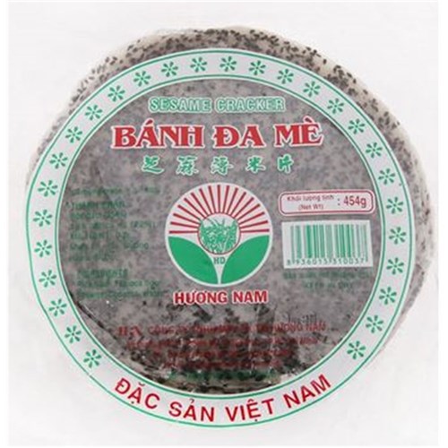 Black Sesame Crackers Round 300gm 20cm