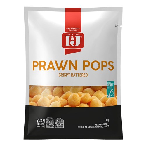 Battered Prawn Pops 1kg