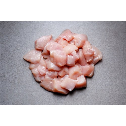 Chicken Thigh Diced 10c Skinless - 4kg pack (FP)