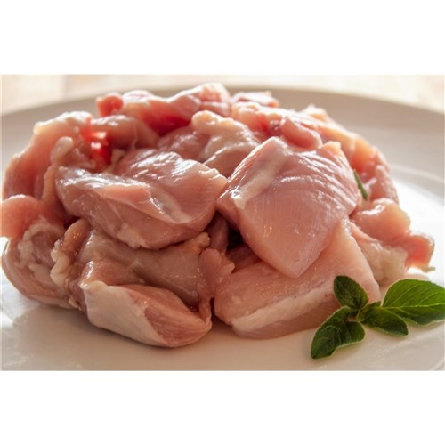 Chicken Thigh Diced 50c Skinless - 4kg pack (FP)