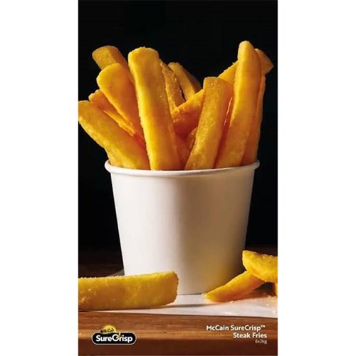 SureCrisp Steak Fries (Chips)  6x2kg