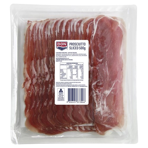 Prosciutto Sliced 500gms